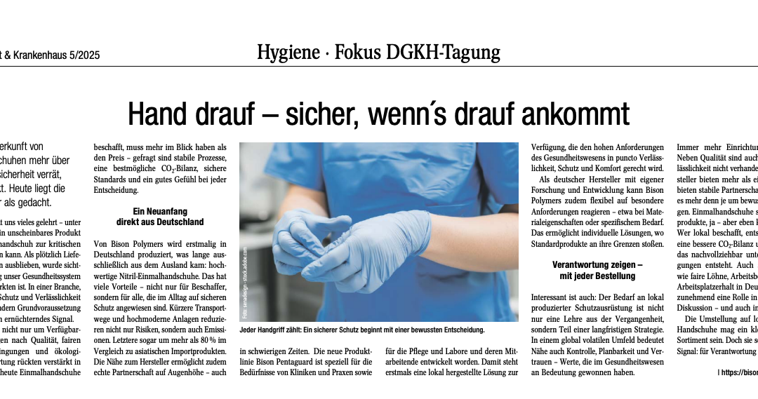 BISON veröffentlicht Beitrag in „Management & Krankenhaus“