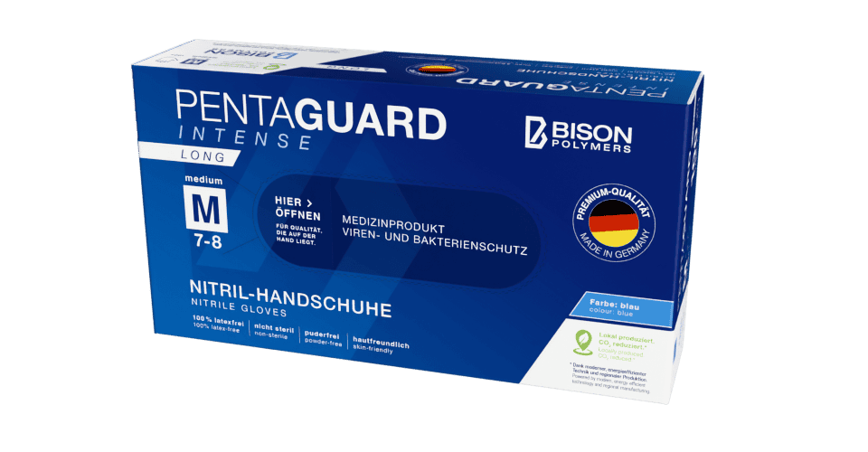 BISON Polymers - PENTAGUARD Intense Long Nitrilhandschuhe