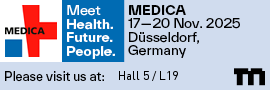 Banner for MEDICA 2025: Trade Fair for Medicine and Health, November 17–20, 2025 in Düsseldorf, Germany. BISON Polymers welcomes visitors in Hall 5 / L19.