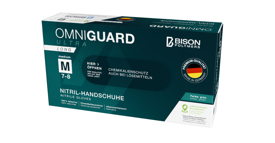BIS_Pack_omniGUARD_ultra_M_long_V9_FRONT_960x500_0000 BISON Polymers - POWERGUARD Ultra Long Nitril Handschuhe