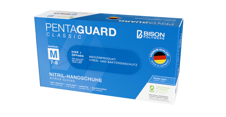 BIS_Pack_pentaGUARD_classic_M_V29_FRONT_960x500_0000 BISON Polymers - PENTAGUARD Classic Nitril Handschuhe