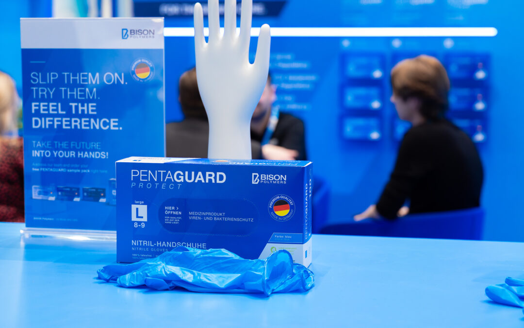 Deutsche Einmalhandschuhe von BISON Polymers feiern Premiere auf der MEDICA in Düsseldorf